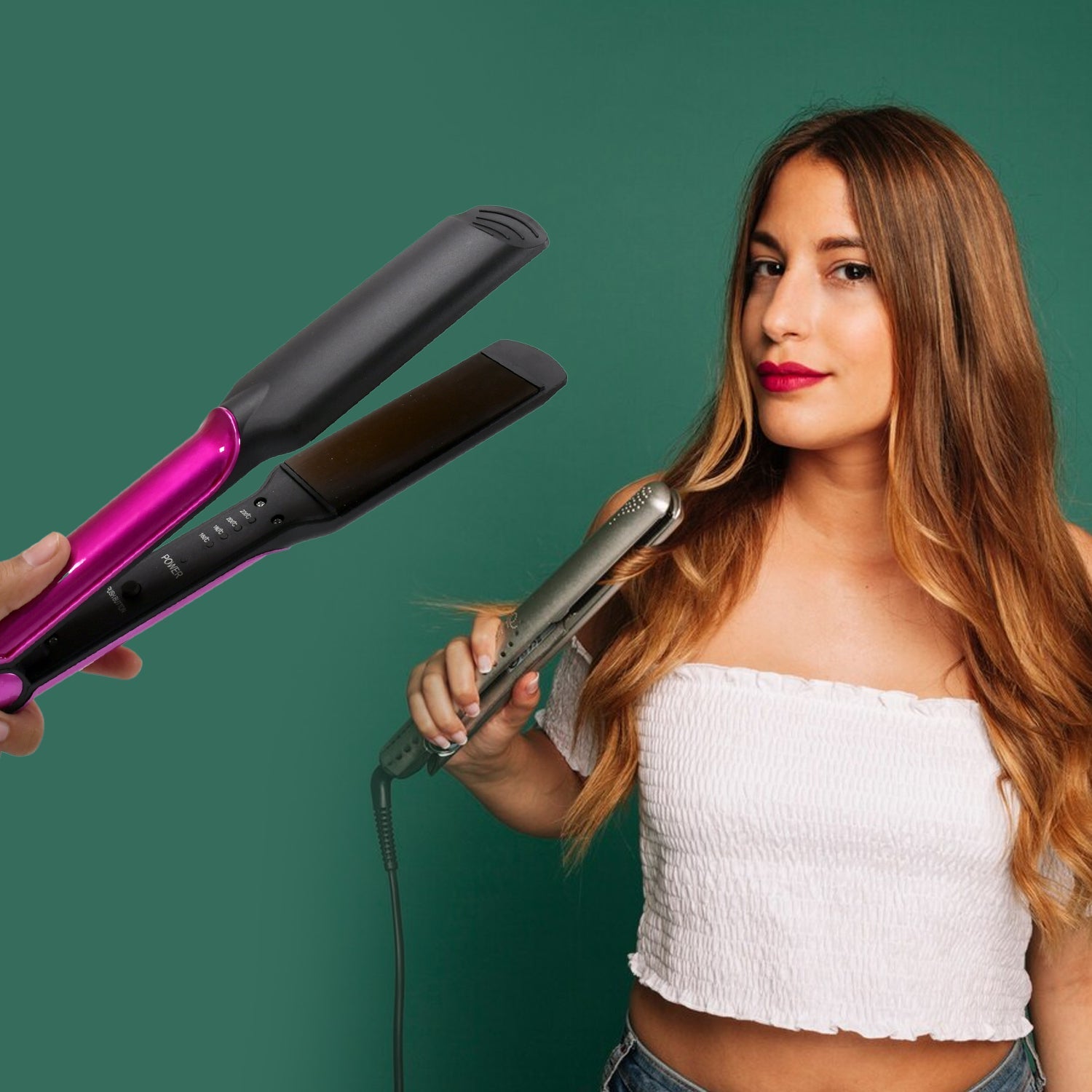 13024 Portable Hair straight device Beauty and Personal Care Professional Women Temperature Control Professional Travel Hair Straighteners (1 Pc) 13024 Portable Hair straight device Beauty and Personal Care Professional Women Temperature Control Professional Travel Hair Straighteners (1 Pc)